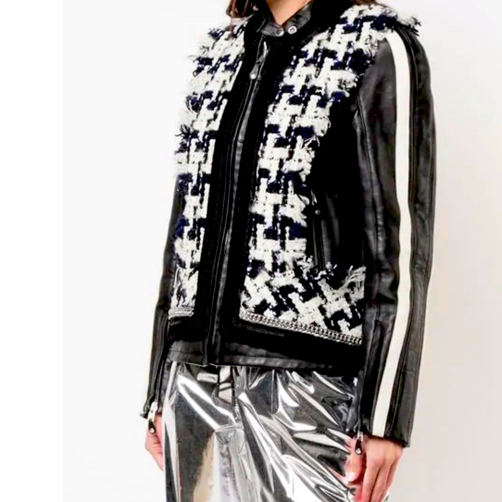 Top leather jacket